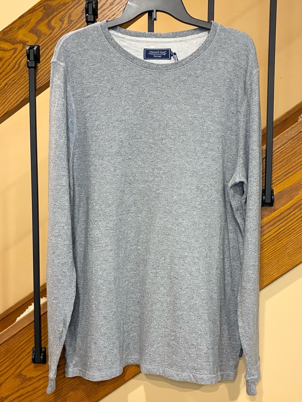 Vineyard Vines Sweater offroad Duofold Long Sleeve Heathered GraySZ.XL NWT Men’s